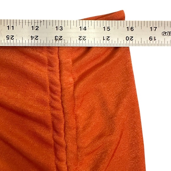 NWT JLUXLABEL Women’s Orange Strapless Ruched Side-Slit Dress - Size XXL - Picture 8 of 8